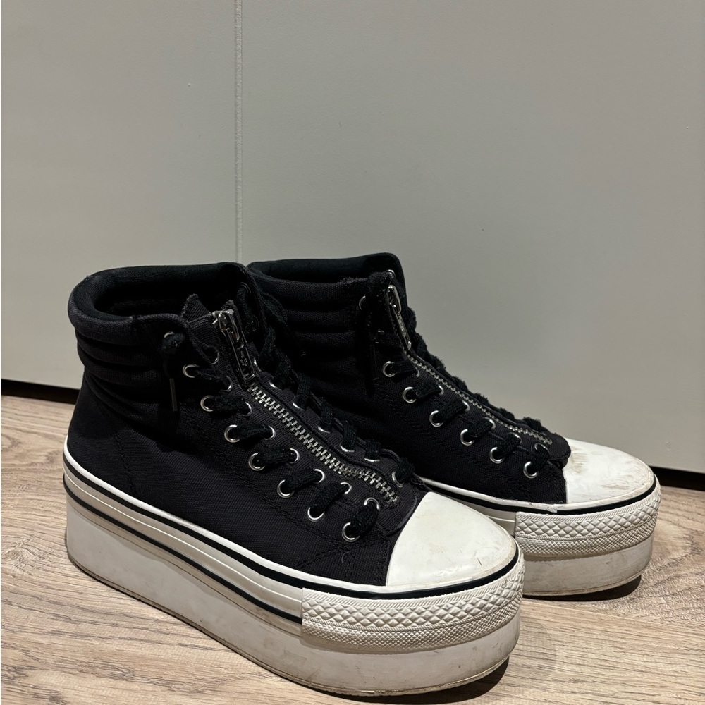 ASH🖤 Platform High-Top Sneakers - Picture 2 of 8